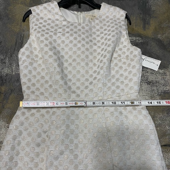 Maison Jules Metallic Fit & Flare Sleeveless Dress - Picture 5 of 10